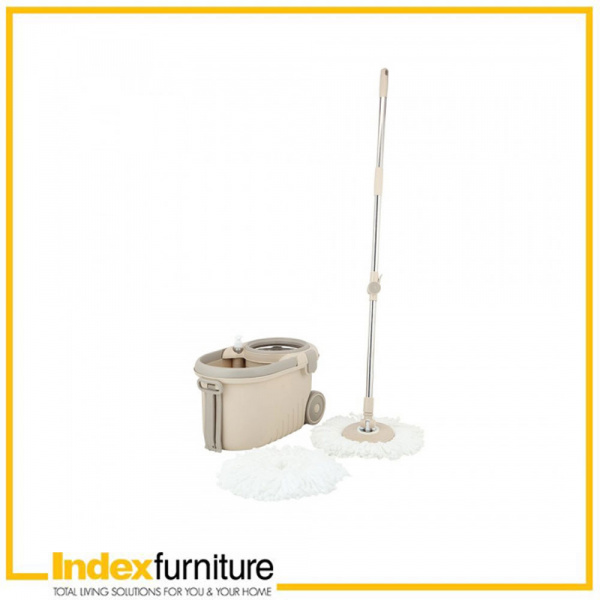 42395 HOPP MOP W/SPIN BUCKET 49.5X30X27.5CM BE