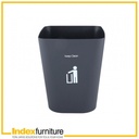 42416 BIN SQUARE TRASH CAN 5.5 L 19X19X23.5 CM BK