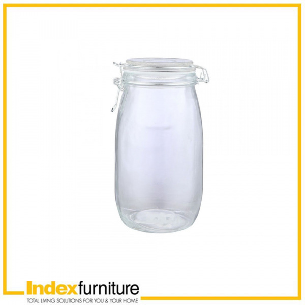 42419 ZOBY CANISTER WITH LID 1400ML 11X11X22 CM CG
