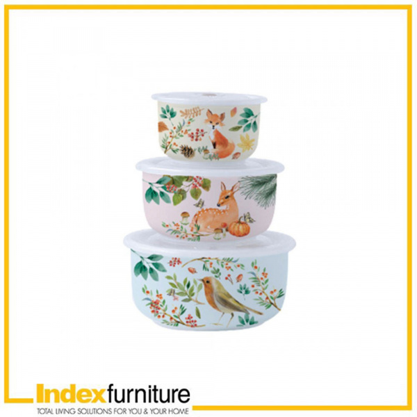 42422 WONDERLANDS FOOD CONTAINER 6PCS/SET 16.3X12.2X16.3 CM MTC