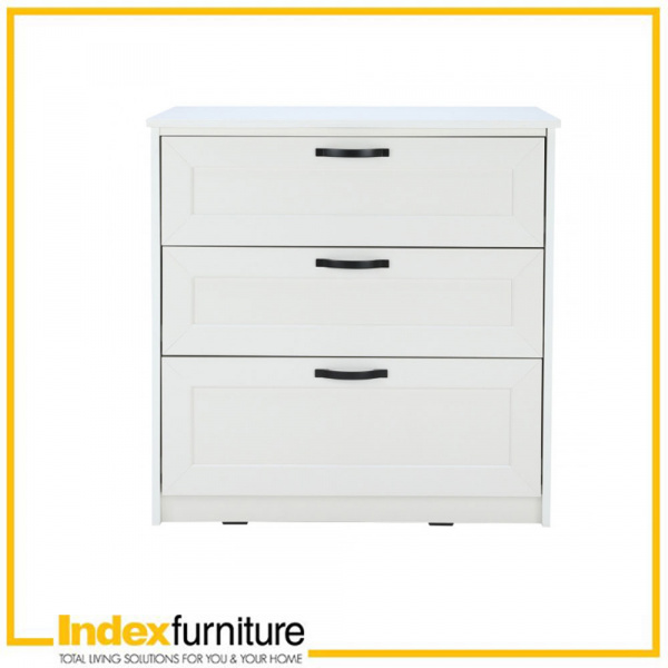 42436 ROME CHEST OF 3 DRAWERS WT 79.7X49.7X80CM