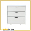 42436 ROME CHEST OF 3 DRAWERS WT 79.7X49.7X80CM