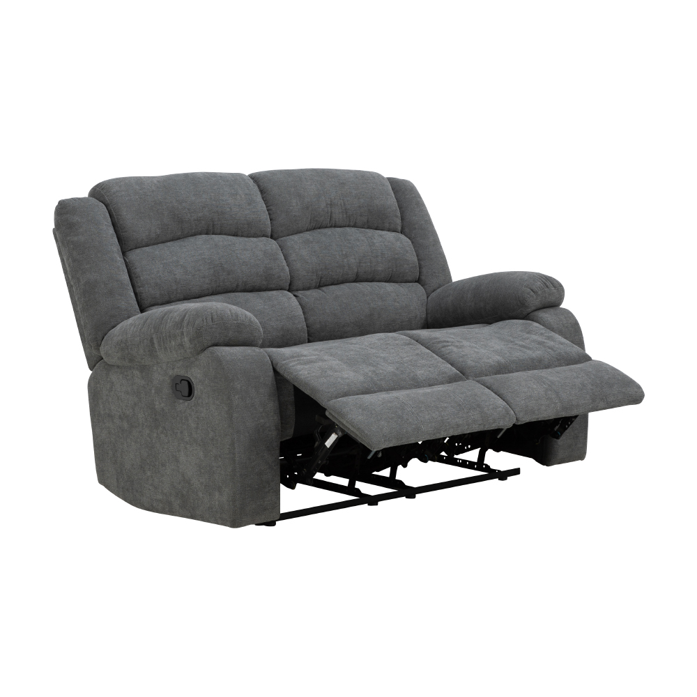 [42446] 42446 JAYDEN FABRIC MANUAL RECLINER 2/S GY 149X9