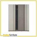 42463 MUNICH 4 DOOR WARDROBE OT/SS 160X61.3X210CM