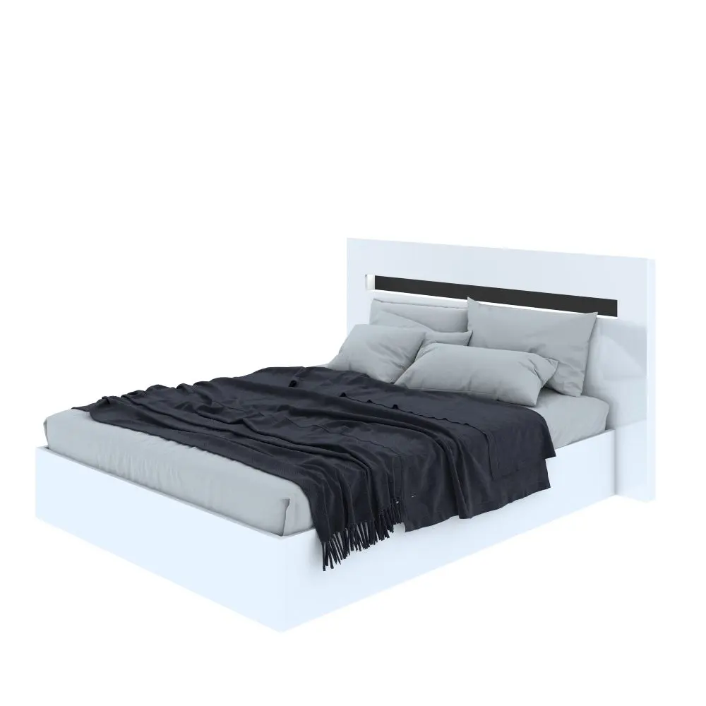 42474 ILLUSION PLUS BED 6FT BASE WT #01 219.6X208.8X109CM