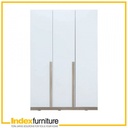 42486 MINIO WARDROBE 3DR 120CM NT/WT 120X51.2X180CM