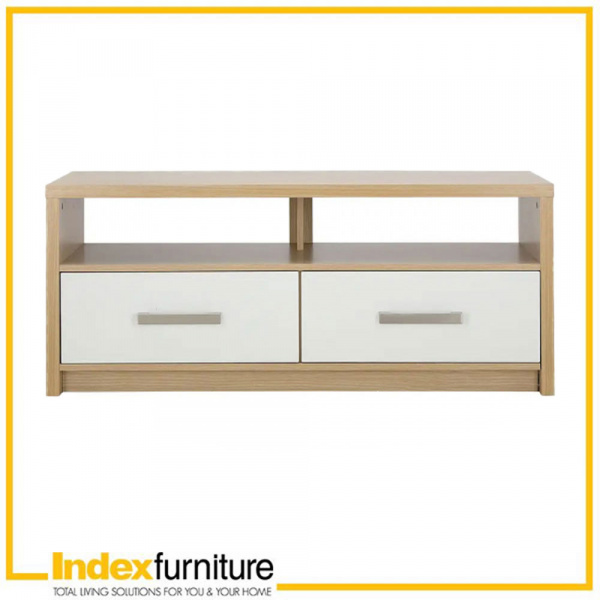 [42489] 42489 MINIO TV STAND WITH 2 DRAWERS WTO 120X39X50CM