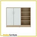 42492 MINNIO 2 SHOE CABINET 100CM 2DR WTO 100X39X80CM