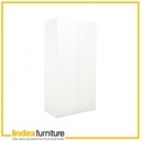 42508 VASIM 2 DOOR WARDROBE WT, 100 X 58.6 X 200CM