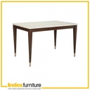 42510 PERSEO MARBLE DINING TABLE 120CM WT, 120X80X75CM