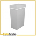 42513 SLIM SWING BIN 40 LITRE GY, 24.8X38X60.7CM