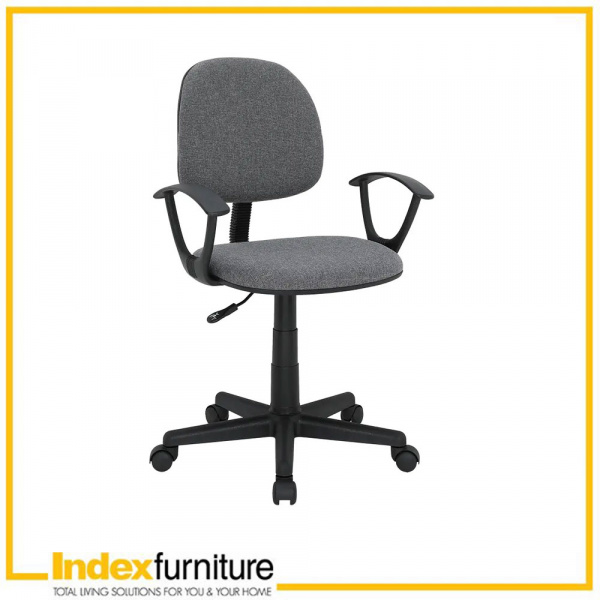42516 STEVE OFFICE CHAIR GY, 61X58X83.5CM