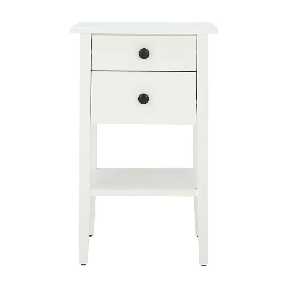 42534 SANTORINI NIGHT TABLE WT, 41X35X65CM