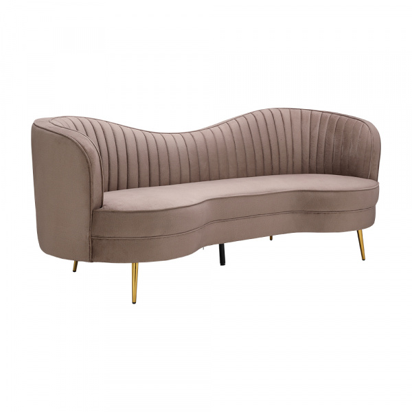 42539 JOHANNES FABRIC SOFA 3/S BN, 214X19X84CM