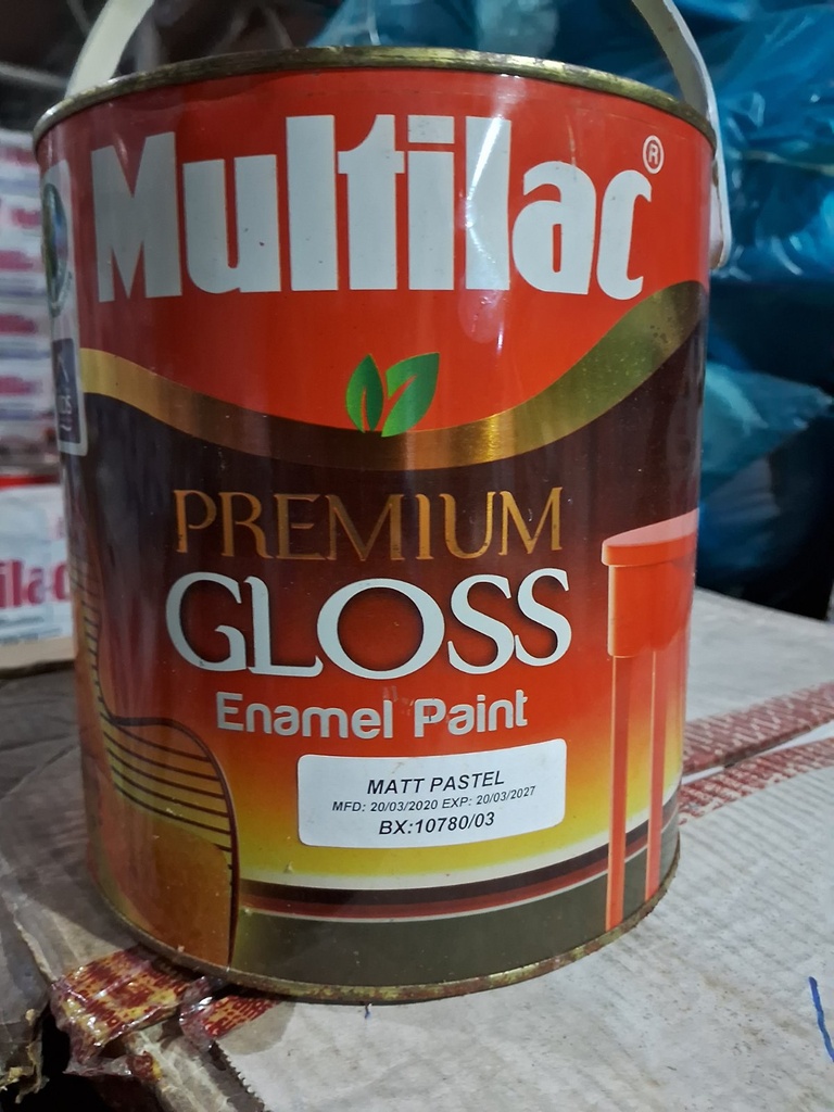 80365 MULTILAC MATT ENAMEL BASE PAINT PASTEL 4LTR