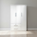 39193 WARDROBE 3 DOOR 2 DRAWER WHITE VTF PT41H (PU) 
