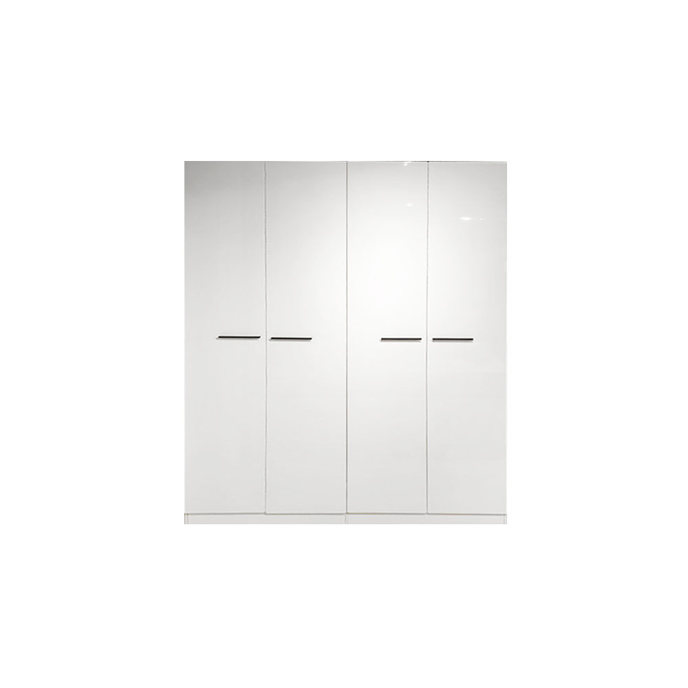 39274 WARDROBE 4DOOR BS-1200A WHITE