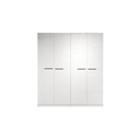 39274 WARDROBE 4DOOR BS-1200A WHITE