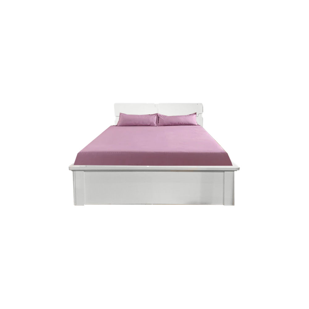 39310 HYDRAULIC STORAGE BED - WHITE 1.52X1.9M - BS-159B