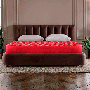 14166 DUROFLEX MATTRESS ONE SIDE QUILT 75"x36"x4"(COMFY)