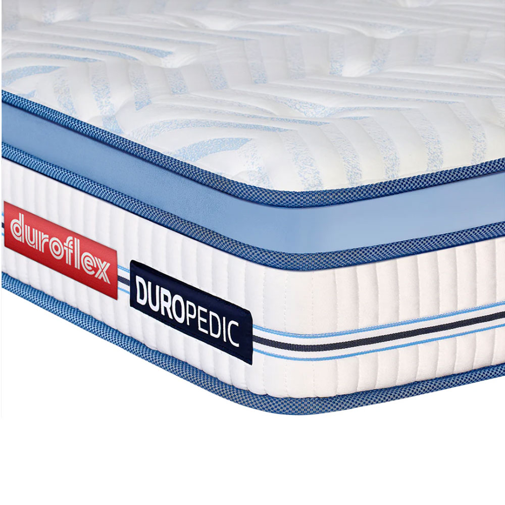 35174 DUROFLEX MATTRESS EURO TOP STRENGTH PLUS MEMORY FOAM W/COIR ORTHOPEDIC 75"X60"X6"+2"