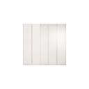 61017 WARDROBE 5DOOR SGY WD148 WHITE HIGH GLOSS/  WHITE WASH