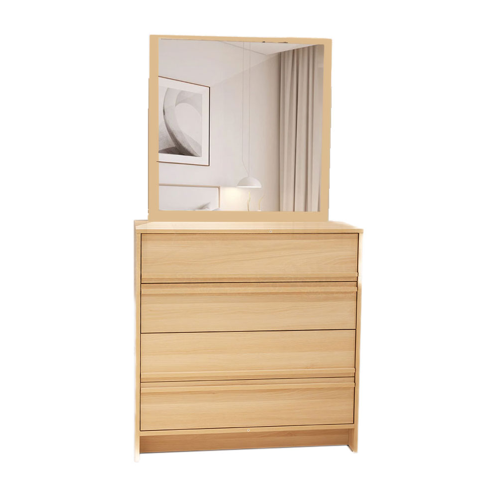 61024 DRESSING TABLE WITH MIRROR 4DRAWER SGY DT054 KATHULT COLD