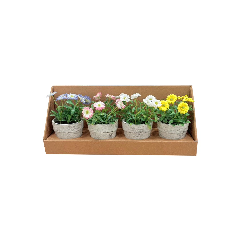 61108 PINNO PLANT IN POT 4PCS/SET MTC         