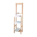 61112 ELVITA 3 TIERS STORAGE RACK W/MIRROR NA 