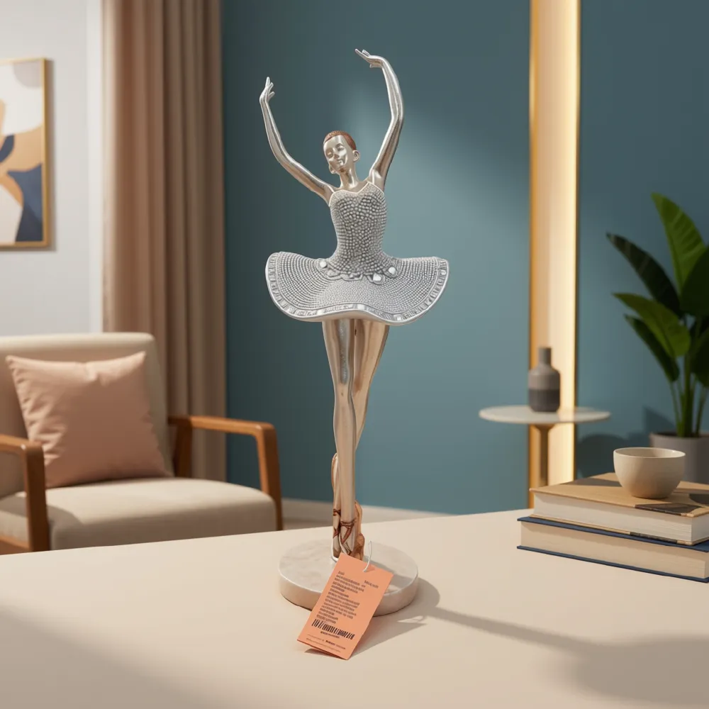 [61132] 61132 ELLEEN BALLERINA SCULPTURE 17" SV       