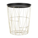 61174 LIMA SIDE TABLE GD/BK                   