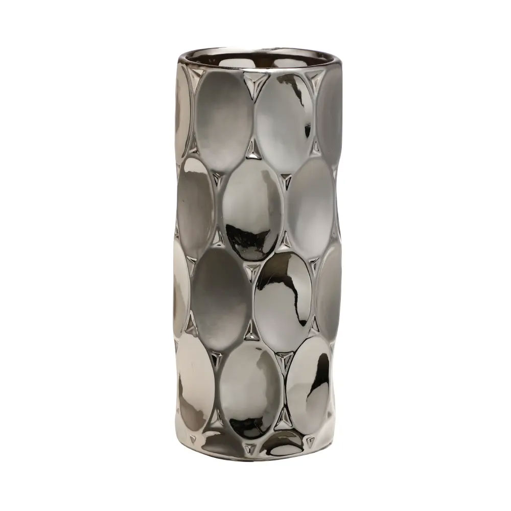 61185 SAVION VASE H11'' BK                    