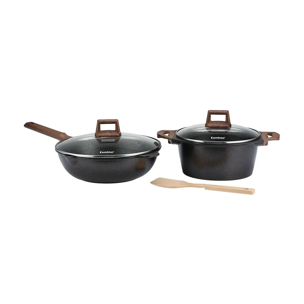 61192 MISCHA COOKWARE 5 PCS./SET BK/NT        