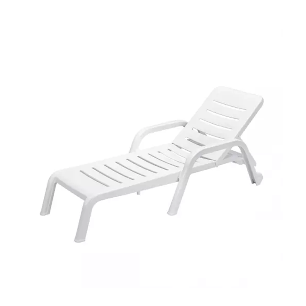 11062 PLASTIC SUN BED CASABLANCA 1255 WHITE SCAB