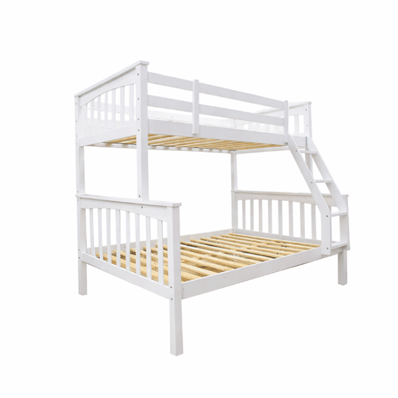 34651 BUNK BED TWIN WOODEN ALLIUM WHITE 900/1200X1900MM