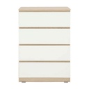 40405 VOW-P CHEST OF 4 DRAWERS LO15/WT 