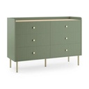40409 SEOUL CHEST OF 6 DRAWERS 120 CM GN 