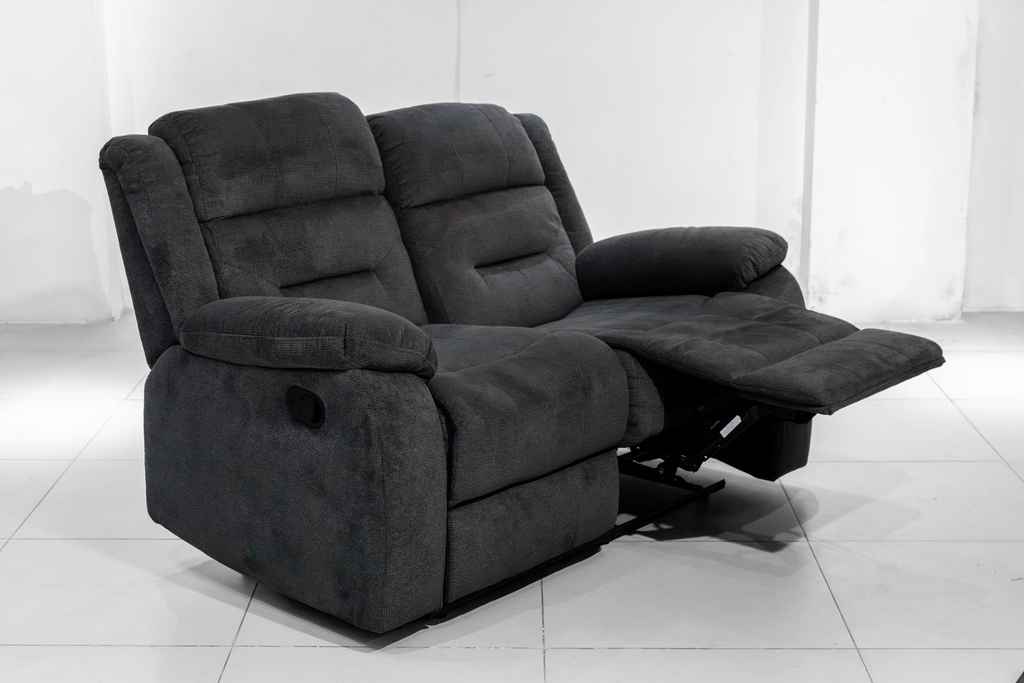 63502 RECLINER SOFA 2SEATER LVST IN 6011-2RR GREY-CCR-20 