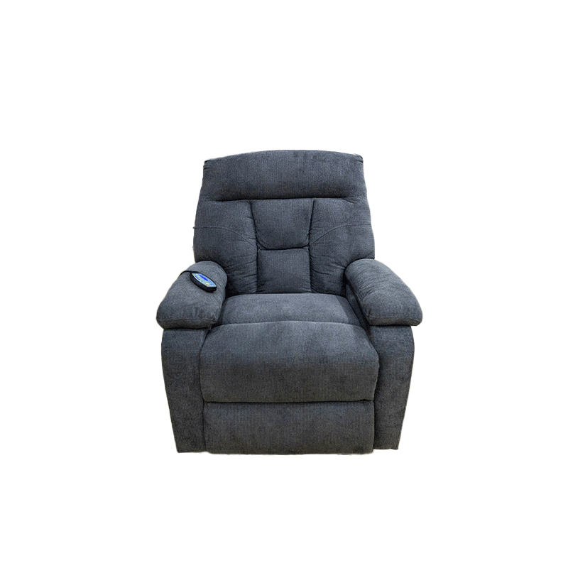 63505 ELECTRIC RECLINER SOFA SINGLE 8PT MASSAGE 6019-1R GREY CCR-20 
