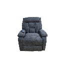 63505 ELECTRIC RECLINER SOFA SINGLE 8PT MASSAGE 6019-1R GREY CCR-20 