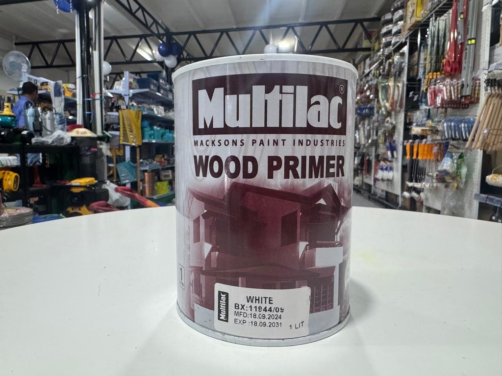 [12977] 12977 MULTILAC WOOD PRIMER WHITE 1LTR 