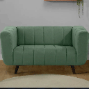 19480 DUROFLEX SOFA KIKI 2 SEATER GREEN 