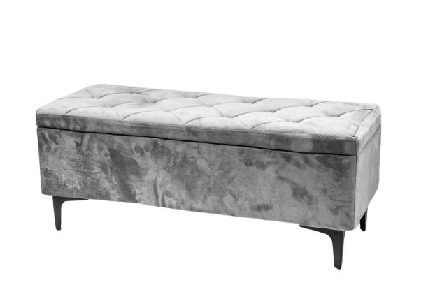 63566 GREY FABRIC STOOL OC-032 
