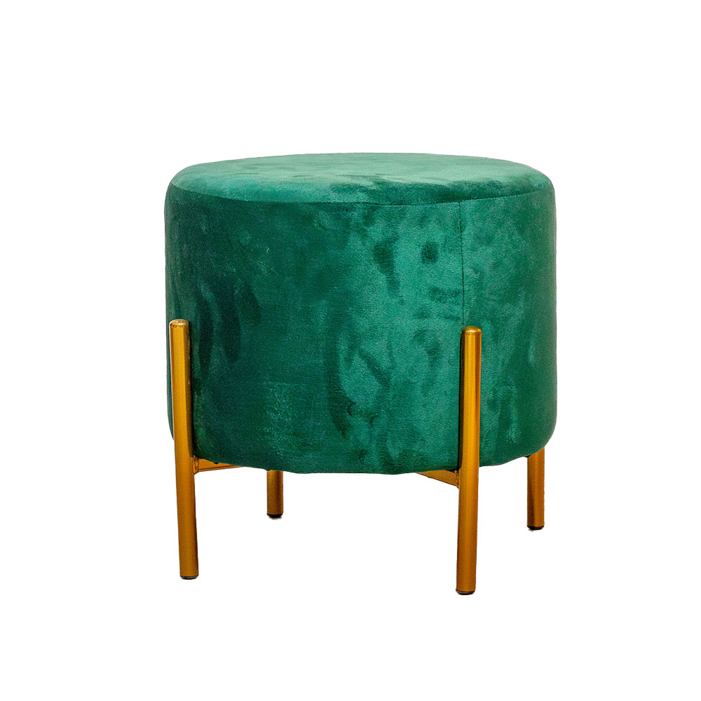 63569 STOOL GREEN FABRIC OC-014 