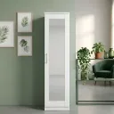 63600 WARDROBE 1DOOR 1 DRAWER W/MIRROR GV PT11A 