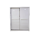 63617 SLIDING DOOR WARDROBE  - WHITE 1.6X0.6X2M - BS-1803A(L) 
