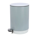 66503 FIORA STEP BIN 5L GY/WT 