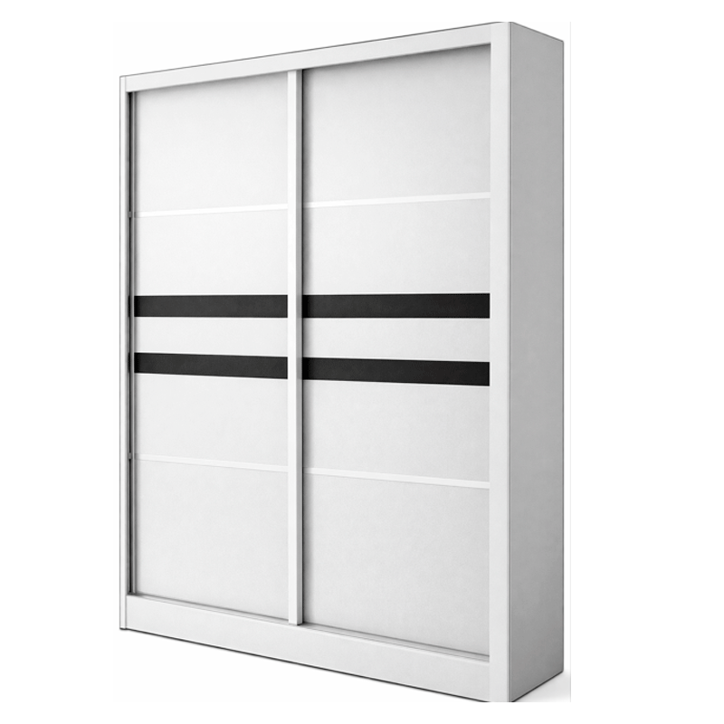 63628 WARDROBE 2 SLIDING DOOR - SUPPER WHITE 2.13X1.51X0.6M - GV C02WD 