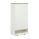 66547 PEZZO/N SHOE CABINET 2DR 60CM WT/LO15       