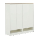 66549 PEZZO/N SHOE CABINET4DR. 116CM WT/LO15      